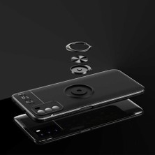 ZORE Xiaomi Poco M3 Kılıf Zore Ravel Silikon Kapak-Siyah-Kırmızı