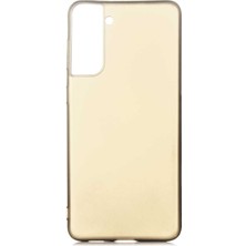 ZORE Galaxy S21 Plus Kılıf Zore Premier Silikon Kapak-Gold