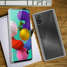 ZORE Galaxy A71 Kılıf Zore Enjoy Kapak-Renksiz