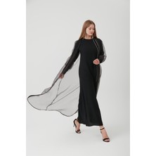 FİSTANBUL-PATI TAŞLI ABAYA MODEL