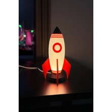 Roket Uzay Aracı Gece Lambası