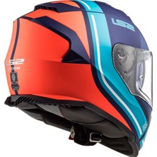 Ls2 Storm 2 Slant Mat Mavi-Turuncu Kask