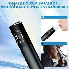 Laphrotech J1 Portatif Temassız Tasarım Dijital LCD Promil Ölçer Alkolmetre Alkol Ölçüm Cihazı