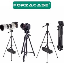 Forzacase 150 cm Bluetooth Kumandalı Profesyonel Kamera Dslr Telefon Tutuculu Çantalı Tripod - FC813