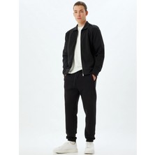 Koton 5WAM40011MK 928 Antrasıt Erkek Pamuk Jersey Esofman Altı