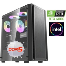 Pcbox Ddr5 Rtx 4060 Intel I5 13400F 16GB Ddr5 Ram 500 GB 3500MB/S M.2 Nvme SSD Oyuncu Masaüstü Bilgisayar Pcbox V1.0