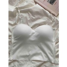 Gardıroza Gloplu Askılı Crop Büstiyer Badi Body Bady Atlet