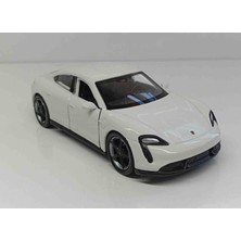 Welly 1:36 Porsche Taycan Turbo Çek-Bırak Metal Araba