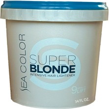 Sea Color Super Blonde 9 Level Of Lift Oryal Özel Kokusu ile (1000 Gram) Saç Açıcı Toz