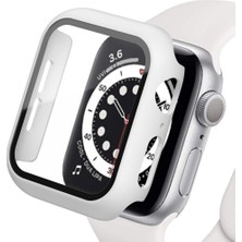 Habilis Apple Watch 1./2./3./4./5./6./7./8./9./se Uyumlu 38MM 40MM 41MM 42MM 44MM 45MM 49MM Kasa Koruyuculu Camlı Ekran Koruyucu