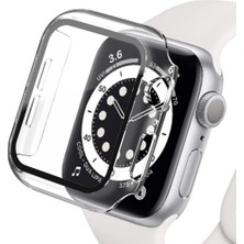 Habilis Apple Watch 1./2./3./4./5./6./7./8./9./se Uyumlu 38MM 40MM 41MM 42MM 44MM 45MM 49MM Kasa Koruyuculu Camlı Ekran Koruyucu