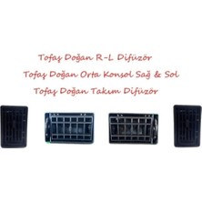 Tofaş Doğan Slx Kartal M131 R-L Difüzör Orta Konsol Sağ Ve Sol Difüzör Şahin Difizör Takım