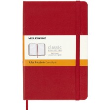 Moleskine Sert Kapak Çizgili Defter M Boy 11,5X18 cm 208 Sayfa Scarlet Kırmızı