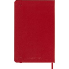 Moleskine Sert Kapak Çizgili Defter M Boy 11,5X18 cm 208 Sayfa Scarlet Kırmızı