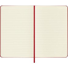 Moleskine Sert Kapak Çizgili Defter M Boy 11,5X18 cm 208 Sayfa Scarlet Kırmızı