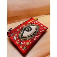 Pirene Arts Pirene Red Eye Mini Makyaj, Para, Ilaç Çantası