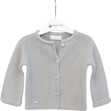 Nessi World Nessiworld   AC24333 Basic Bebe Ceket Grey Melange