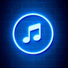 Kamer Neon Led Işıklı  Müzik Nota Sol