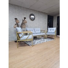 Sevinç Mobilya Gold bahçe mobilyası balkon çay seti mutfak çay seti