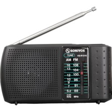 Siyah Renk Analog Radyo VS-R1516 (4533)