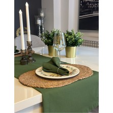 Pamuklu Dertsiz Leke Tutmaz Yeşil Kısa Runner