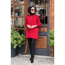 Misswhence Triko Tunik 36016 Kırmızı