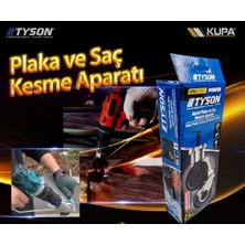 Tyson Metal Alüminyum Demir Plaka ve Sac Kesme Aparatı Matkap Akülü Şarjlı Vidalama İçin Çok Amaçlı Kolay Kullanım