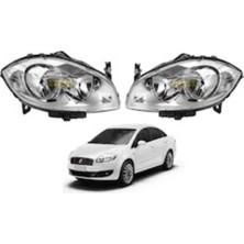 Fiat Lınea Ön Far Motorlu Takımı Sağ Sol 2 Adet Eser
