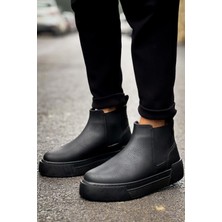 Deridün Yıldız Shoes CH069 Crt Harmany Erkek Bot Sıyah