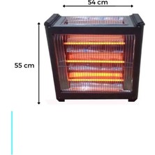 Bayersan-3003 Şömine Isıtıcı Soba 2400W (4172)