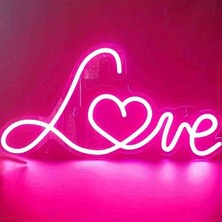 Kamer Neon LED Işıklı Love