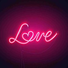 Kamer Neon LED Işıklı Love