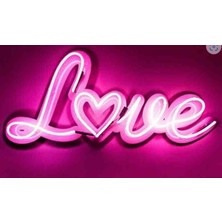 Kamer Neon LED Işıklı Love