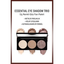 Essential Eye Shadow Palette - Üç Renkli Göz Farı Paleti - Everyday Greys 6g