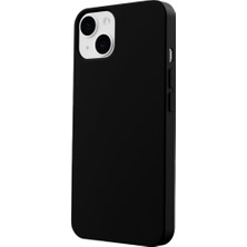 Casen Apple iPhone 15 Uyumlu Telefon Kılıfı Kadife Iç Yüzey Lansman Siyah