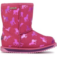 Emu Australia K12373 Rainbow Unicorn Brumby Deep Pink/rose Foncé Çocuk Bot