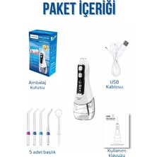 Waterpulse Kablosuz Pro V580 Water Flosser 320ml Taşınabilir Diş/Protez Bakım Ve Ağız Duşu