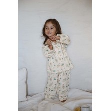 Ohlala Koala Avokado Baskılı Bebek Çocuk Pijama Takımı