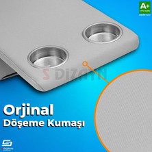Drs Tuning S-Dizayn Universal Arka Koltuk Kol Dayama Kolçak Gri A+ Kalite