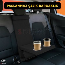 Drs Tuning S-Dizayn Universal Arka Koltuk Kol Dayama Kolçak Siyah A+ Kalite