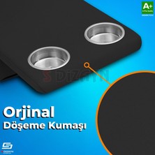 Drs Tuning S-Dizayn Universal Arka Koltuk Kol Dayama Kolçak Siyah A+ Kalite