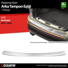 Drs Tuning S-Dizayn Audi A4 Avant Krom Arka Tampon Eşiği 2016-2020