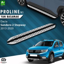 Drs Tuning S-Dizayn Dacia Sandero 2 Stepway Oem Still Pro V1 Aluminyum Yan Basamak 173 cm 2013-2020