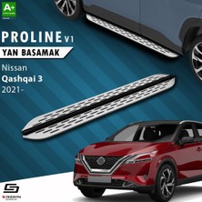 Drs Tuning S-Dizayn Nissan Qashqai 3 Oem Still Pro V1 Aluminyum Yan Basamak 173 cm 2021 Üzeri