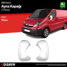 Drs Tuning S-Dizayn Opel Vivaro Abs Krom Ayna Kapağı 2 Prç 2010-2014