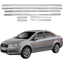 Ebal Oto Fiat Linea Krom Set 16 Parça 2007 Ve Üzeri Paslanmaz Çelik