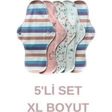 Ponped Bambu Yıkanabilir Doğal Kadın Pedi - Xl Boyut (Ekstra Büyük)