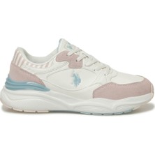 U.S. Polo Assn. Blossom 4pr Kırık Beyaz Kadın Sneaker