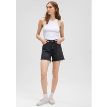 Mavi Millie 90lar Antrasit Jean Şort 1458981230