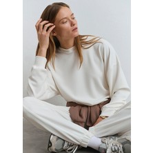 Lux Touch TENCEL TM Beyaz Modal Sweatshirt 168837-70057